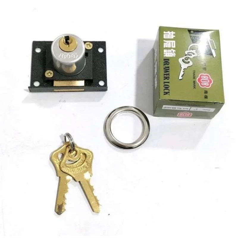 Kunci Laci 808 Original Kunci Lemari Kayu /Kunci Lemari Aluminium Drawer Lock