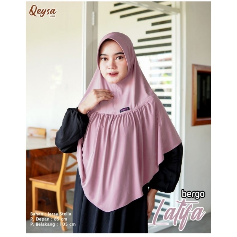 Qeysa jumbo Bergo Latifa