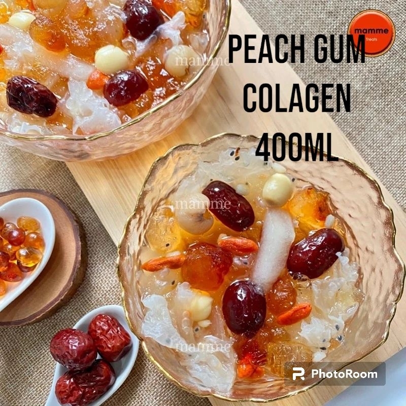 

Peach Gum COLLAGEN DESSERT PREMIUM SUPER 400ML BELI 5 GRATIS 1