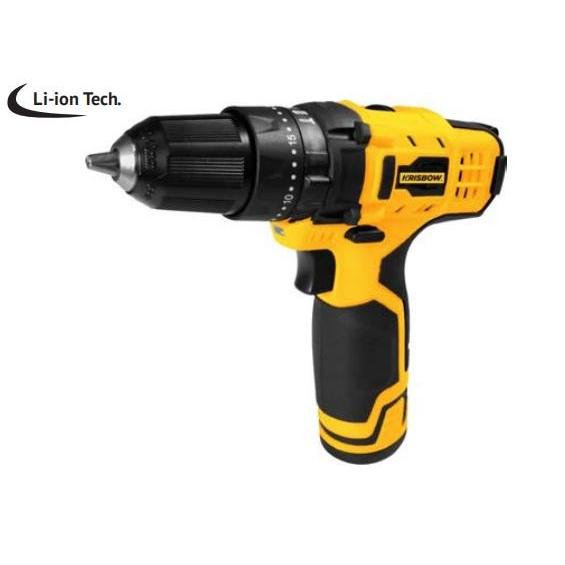 CORDLESS IMPACT DRILL KRISBOW  10MM 12V IRCID121