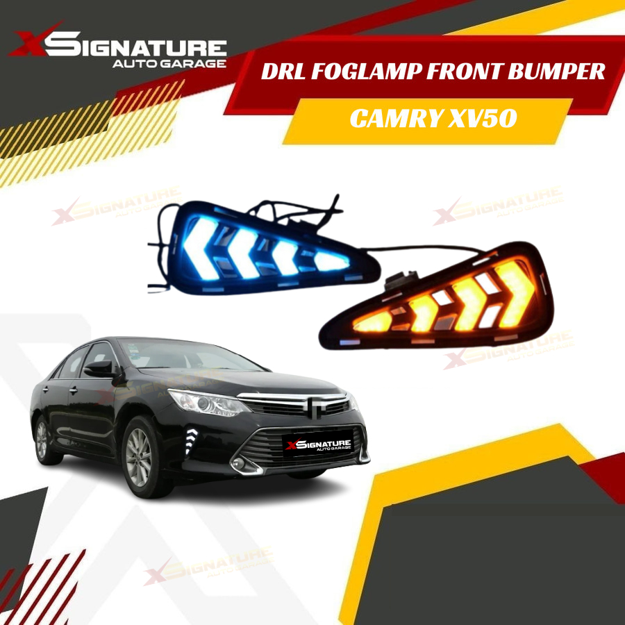 DRL FRONT BUMPER / LED SEIN BUMPER CAMRY XV50 2015 -2017