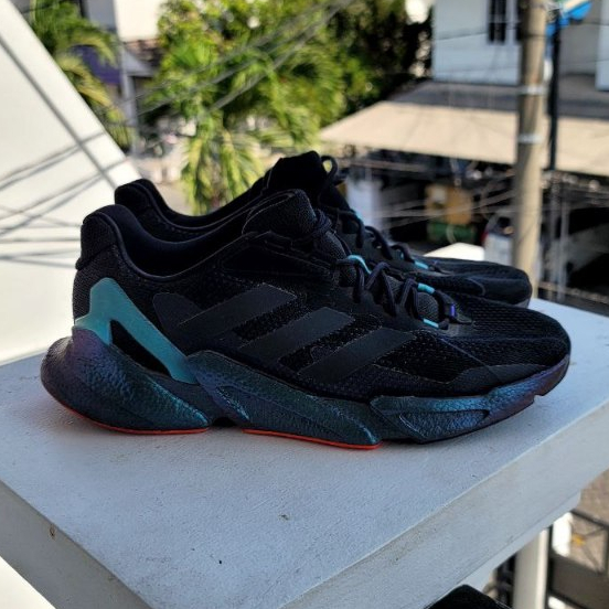 Adidas X9000L4 M Primegreen Black Blue Reflective Men Running Size 45