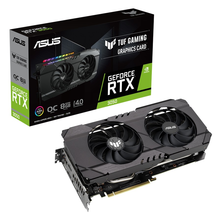 ASUS TUF GAMING GeForce RTX 3050 / RTX3050 OC Edition 8GB GDDR6