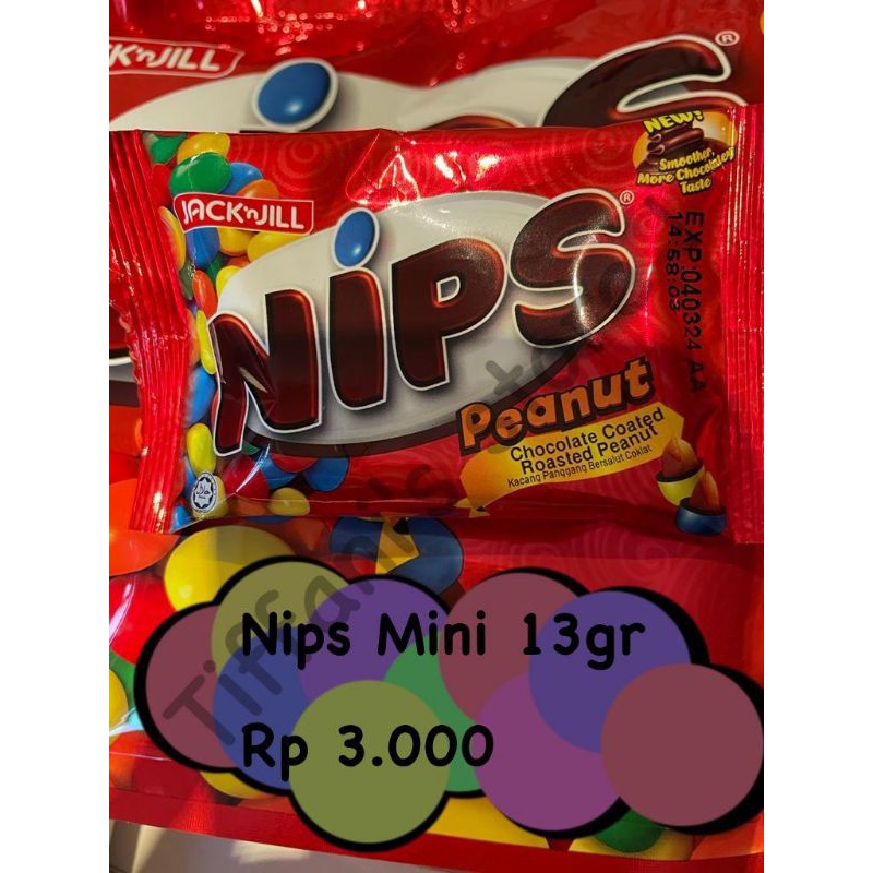 

Nips peanut mini 13grm