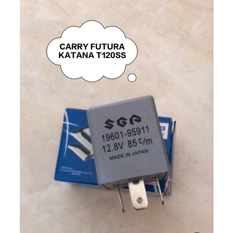 relay flasher lampu sein mobil carry Futura katana t120ss