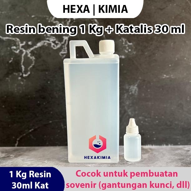 Resin Bening 1Kg - Resin Super Bening 1Kg - Resin Bening Hexa - Resin Polyester Bening - Resin