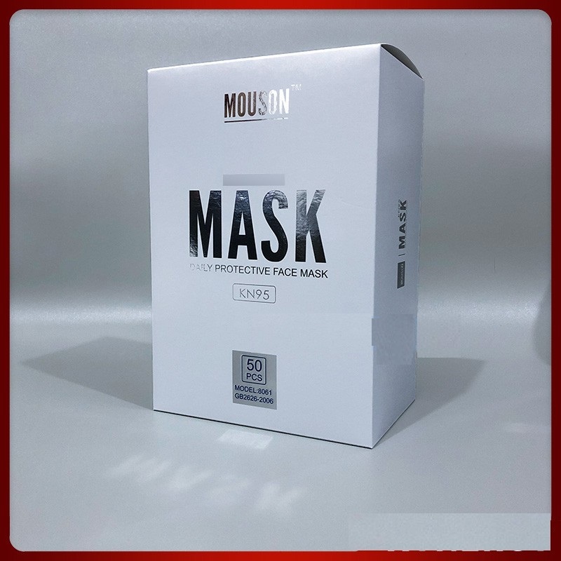 Masker KN95 MOUSON BOX isi 50 KN 95 Original Premium Dewasa 5ply 5 ply