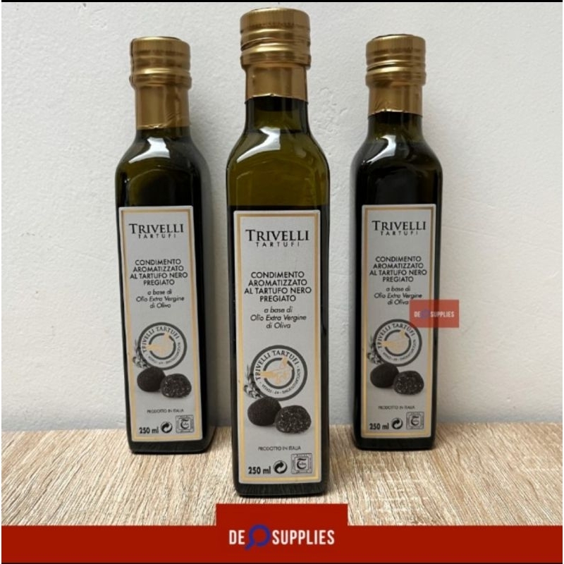 

Trivelli Black Truffle Oil 250ml - Italian Truffle Hitam Extra Virgin