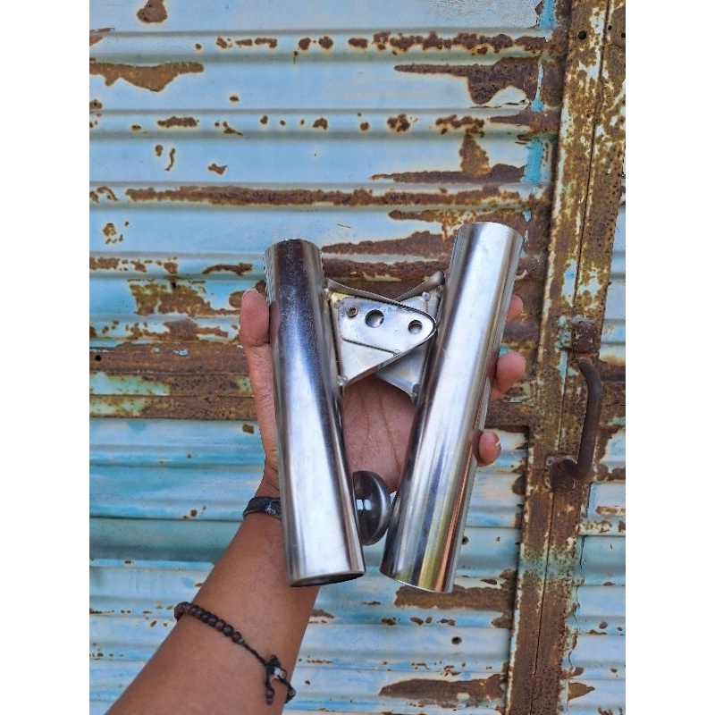 pangkon dudukan lampu K5 as 33 pnp ninja scorpio vixsion set mata kucing bulat