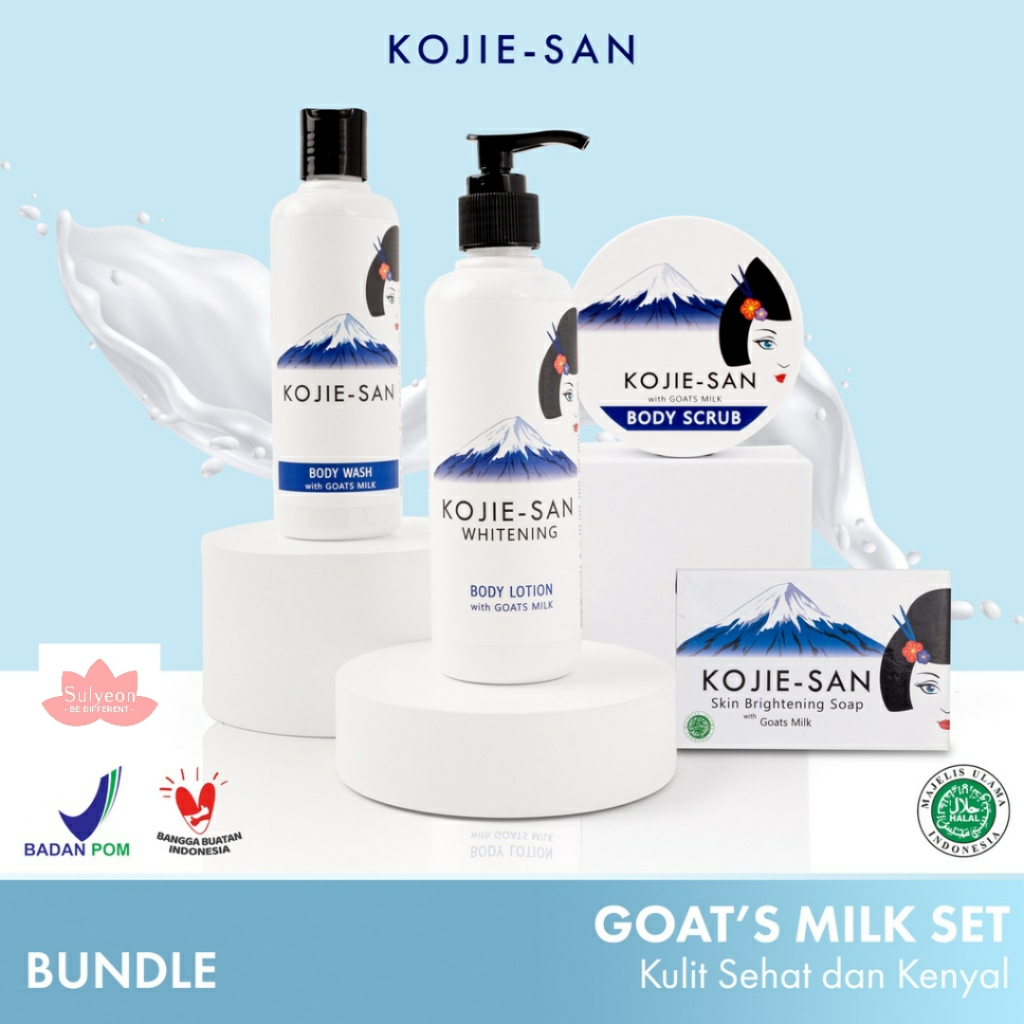[BPOM] Kojie-San Paket 1 Set Kojic Glowing/Sabun mandi Cair/Sabun Mandi/Body Wash original