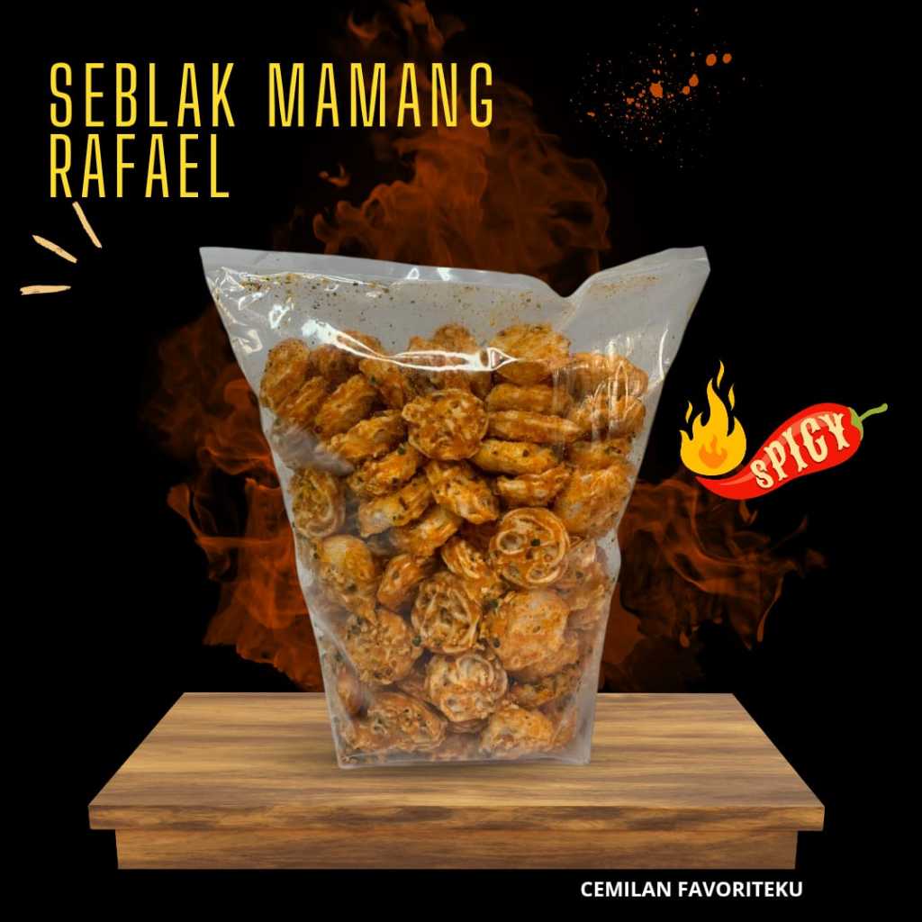 

Kerupuk Seblak Mamang Rafael Terlaris 250Gram