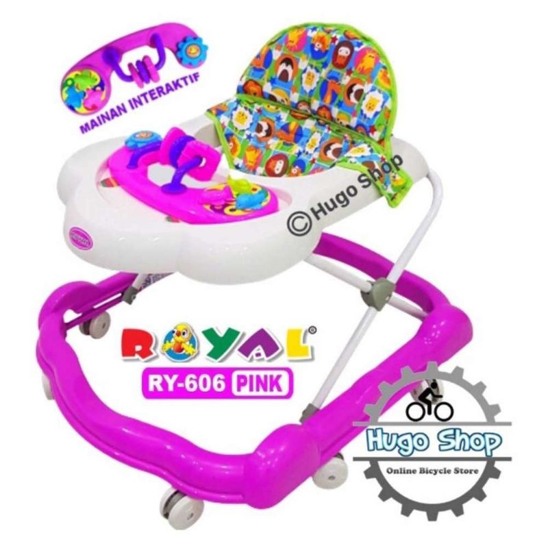 BABY WALKER ROYAL 606 ALAT BANTU JALAN BAYI ADA MUSIK