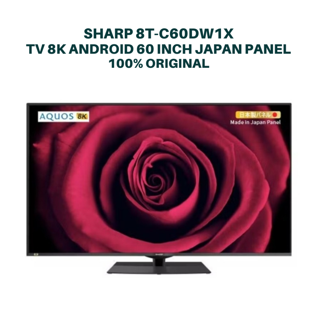 Tv 60 Inch Android 8k SHARP 8T-C60DW1X Sharp 8k 60 Inch