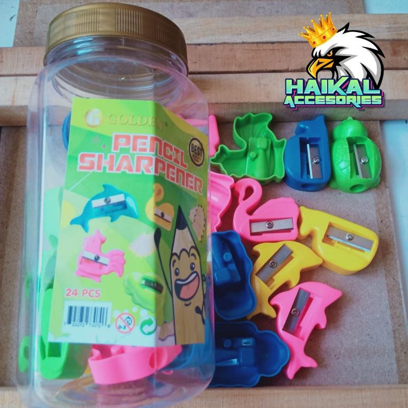 

Rautan Pensil / Serutan Toples 1 Box Isi (24pcs)