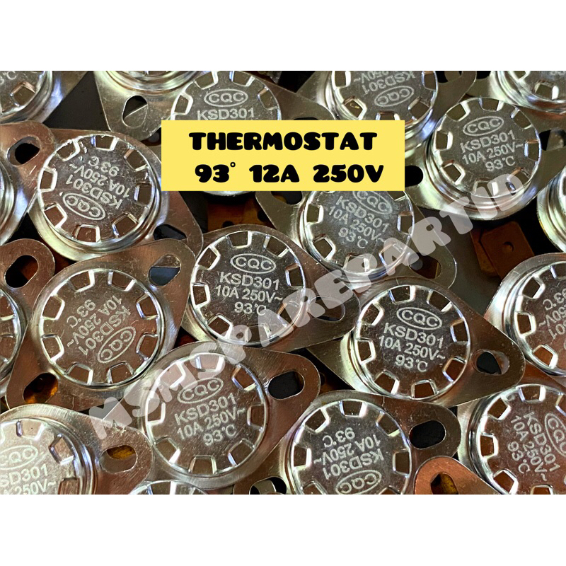 THERMOSTAT 93° 12A 250V
