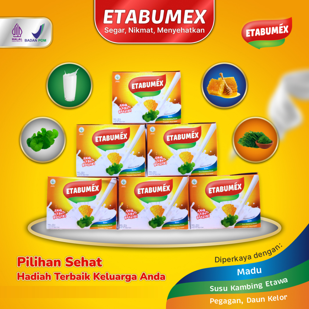 

Susu Kambing Etawa Etabumex - Susu Kesehatan 6 box