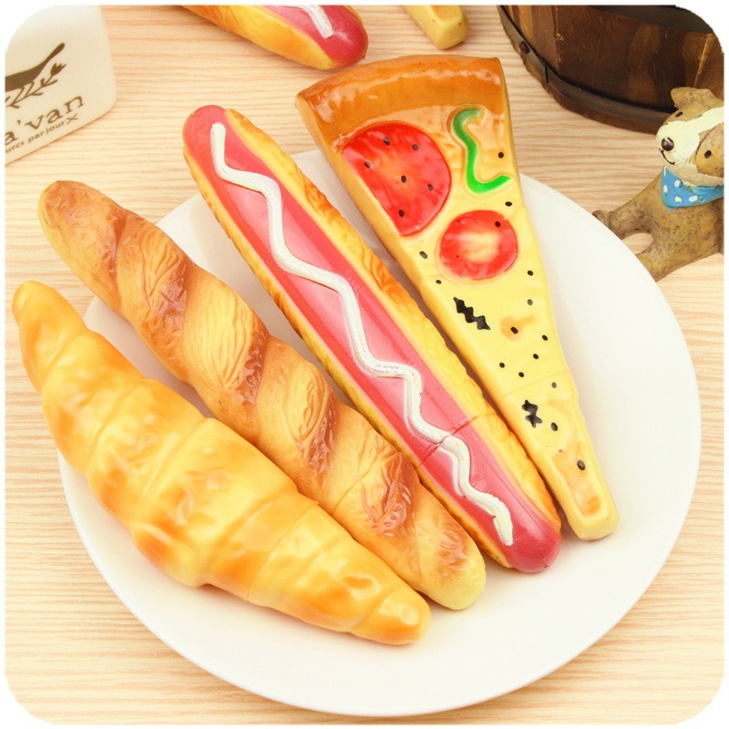 

Pena Pulpen Pen Tinta Hitam Pizza Roti Hotdog Baguette Gannise GN-ST0434