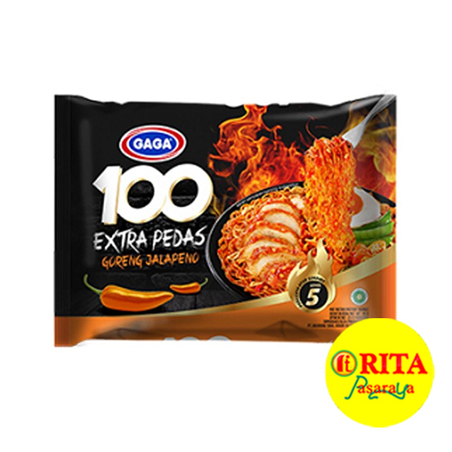 

Mie Gaga 100 Extra Pedas Mie Goreng Jalapeno 85 Gr