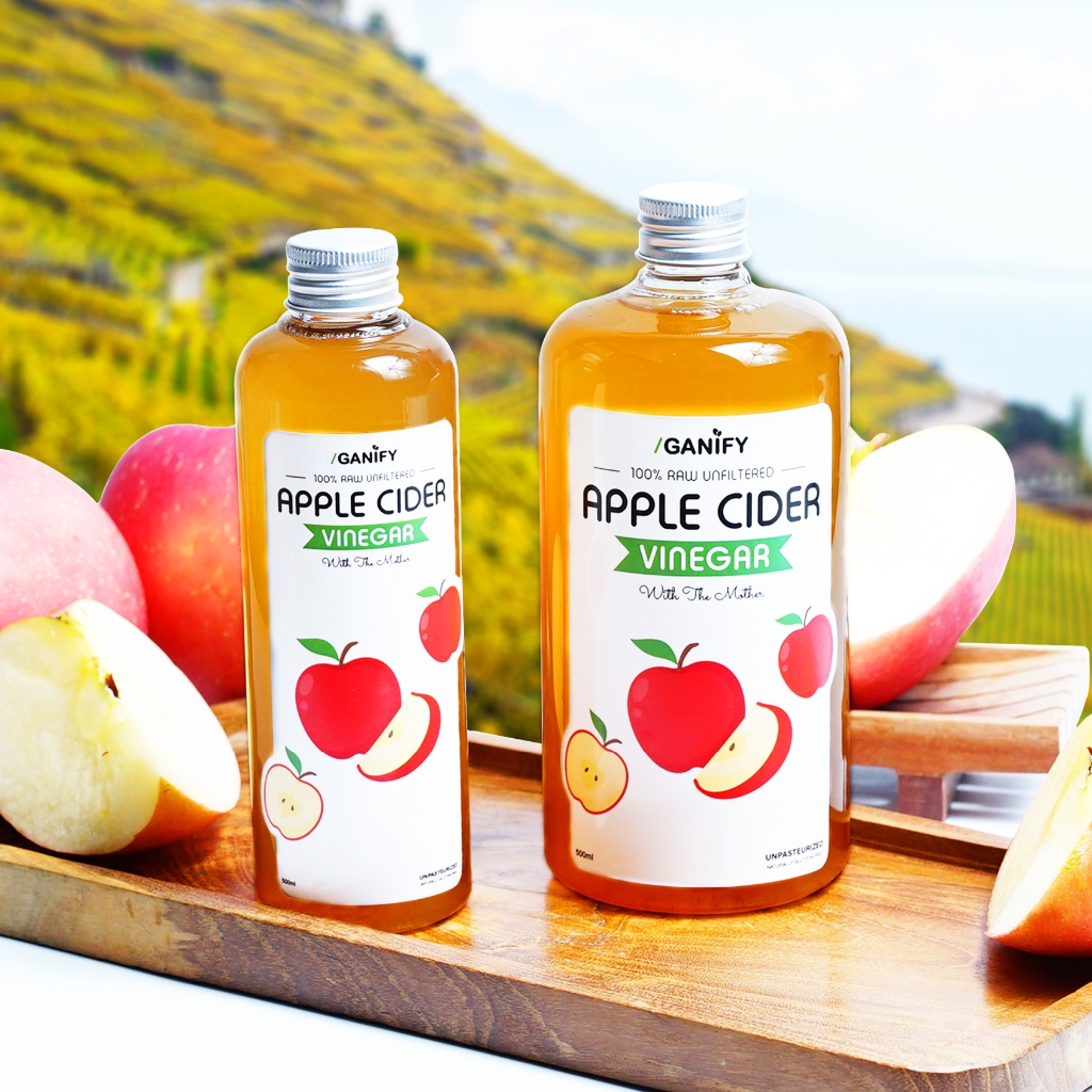 

Organify Apple Cider Vinegar Unfiltered Cuka Apel 500ml and 250ml