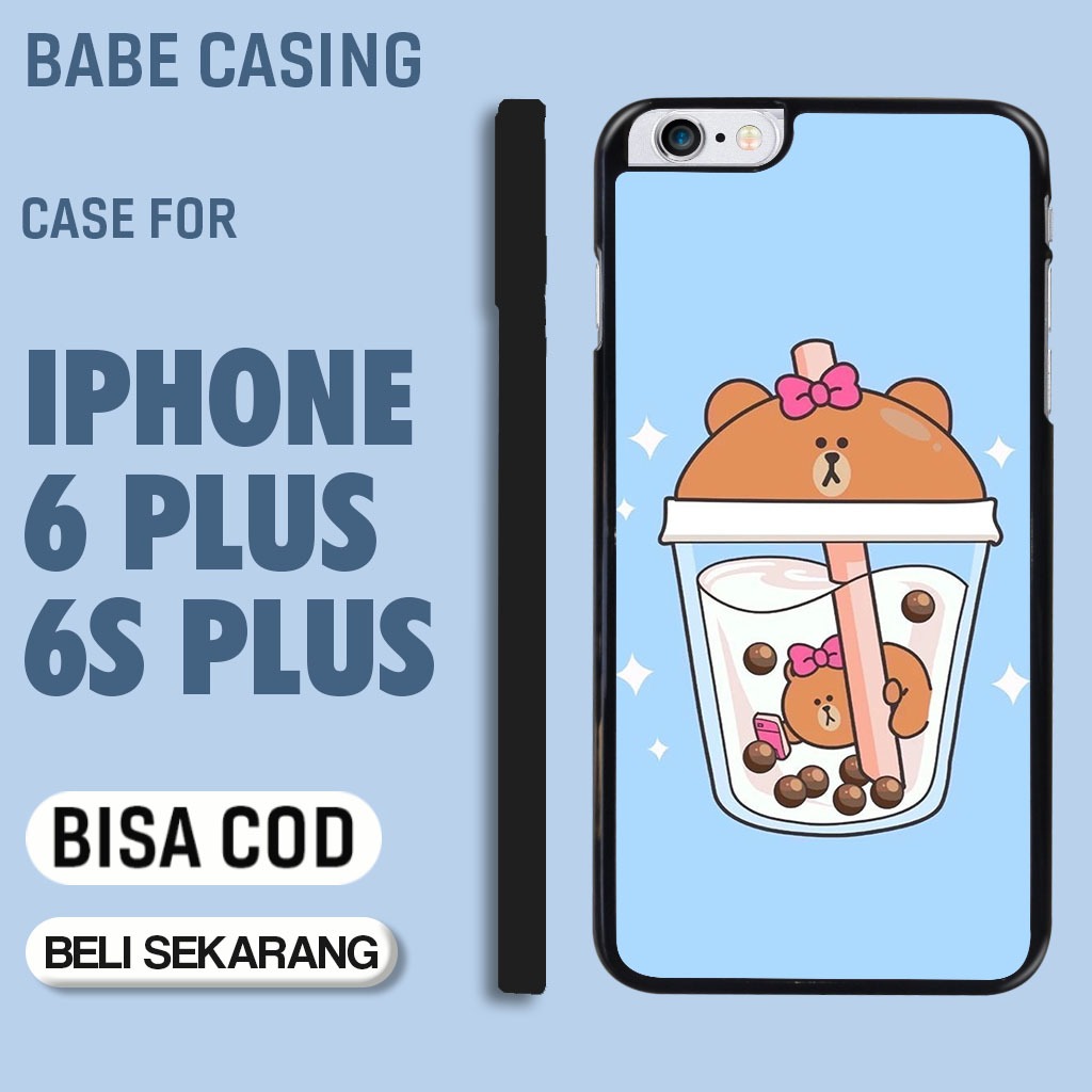 case hp iphone 6 plus 6s plus terbaru aesthetic boba kartun art cute cowok keren lucu casing hp cewe