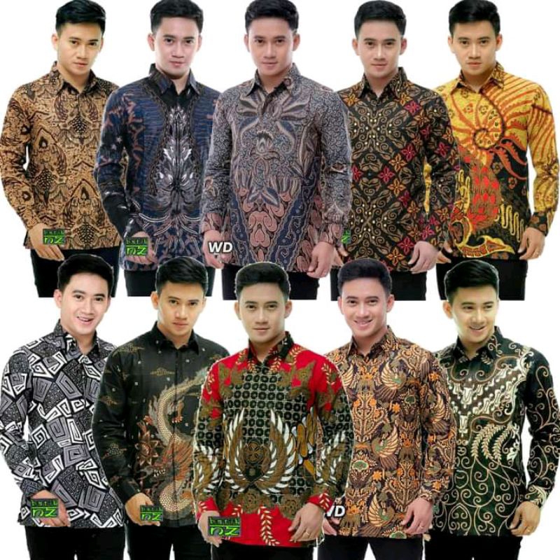 BATIK PRIA LENGAN PANJANG - BATIK ASLI PEKALONGAN