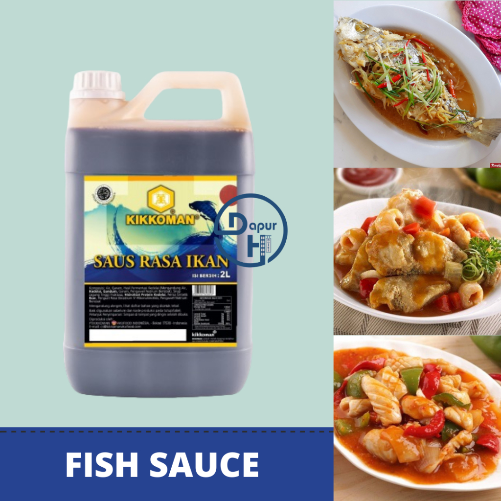 

Kikkoman Fish Sauce 2 Liter Halal / Sauce Ikan//