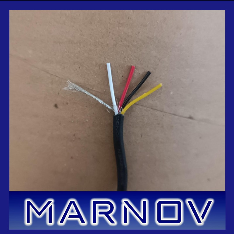 AWG24 SIGNAL ISI 4 Shielded Core Jalur Shielded Screen Kabel Cable 4C AWG 24