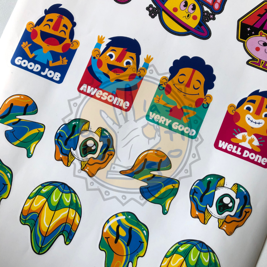 

Print Sticker Vinyl Transparant / Glossy / Matte A3+ TANPA CUTTING / Cetak Stiker Label