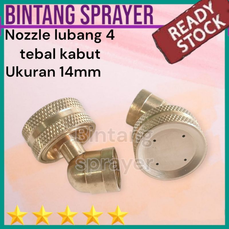 Nozzle mesin lubang 4 Gepak/Nozzle lubang 4 mesin tasco/Nozzle lubang 4 knapsak