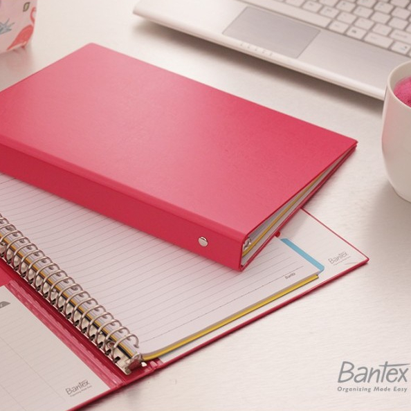 

Bantex Binder Note B5 26 Ring Besi Loose Leaf Multiring Binder Melon