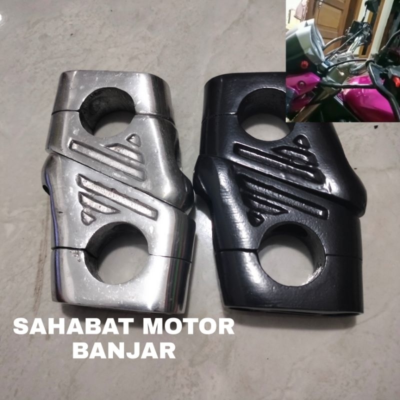 Raiser stang / peninggi mundur motor sport universal vixion verza dll