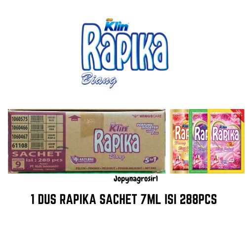 

1 DUS RAPIKA BIANG SACHET 7ML ISI 288PCS - MOPISHOP88