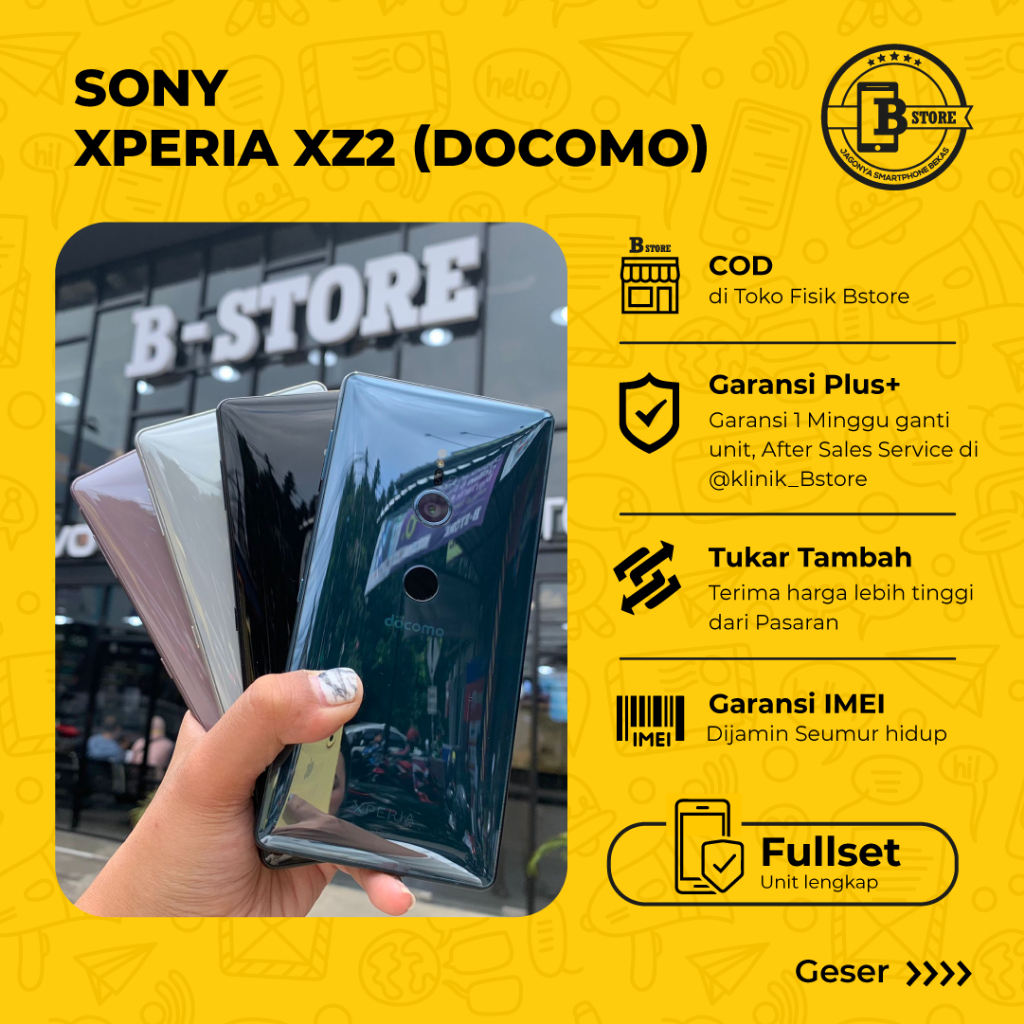 Sony Xperia XZ2 DOCOMO - BATANGAN - RAM 4GB / 64GB - COD JAKARTA