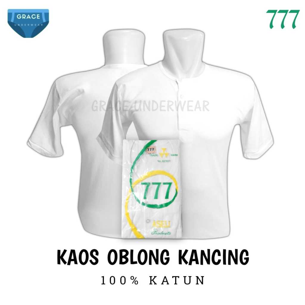 Kaos Oblong Kancing 777 BHC ISI-1 PCS