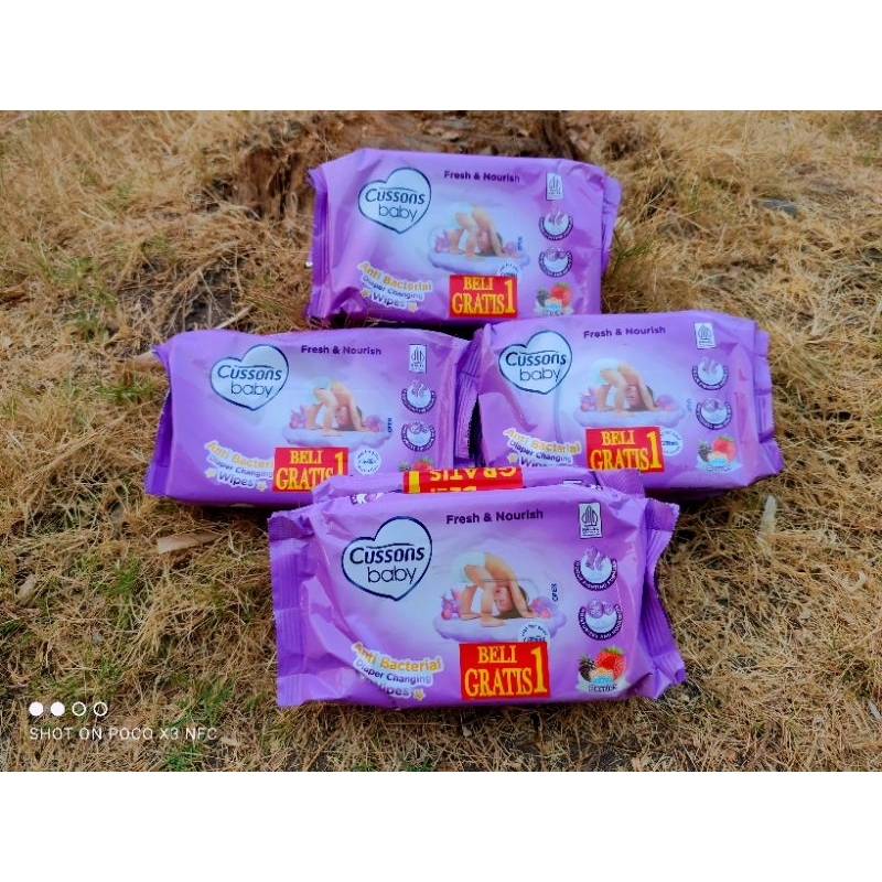 cussons tissue basah