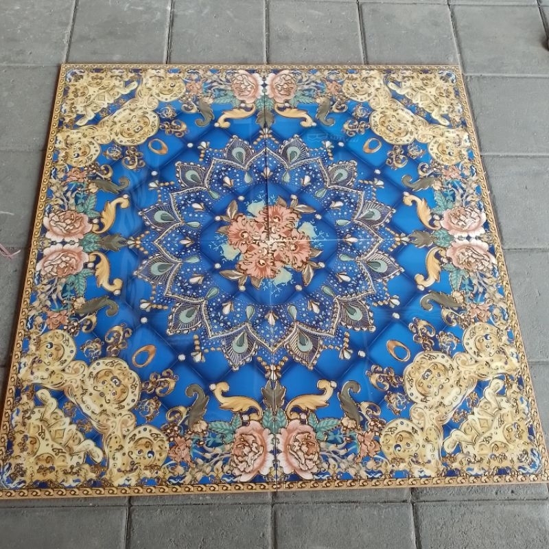 Granit panel biru