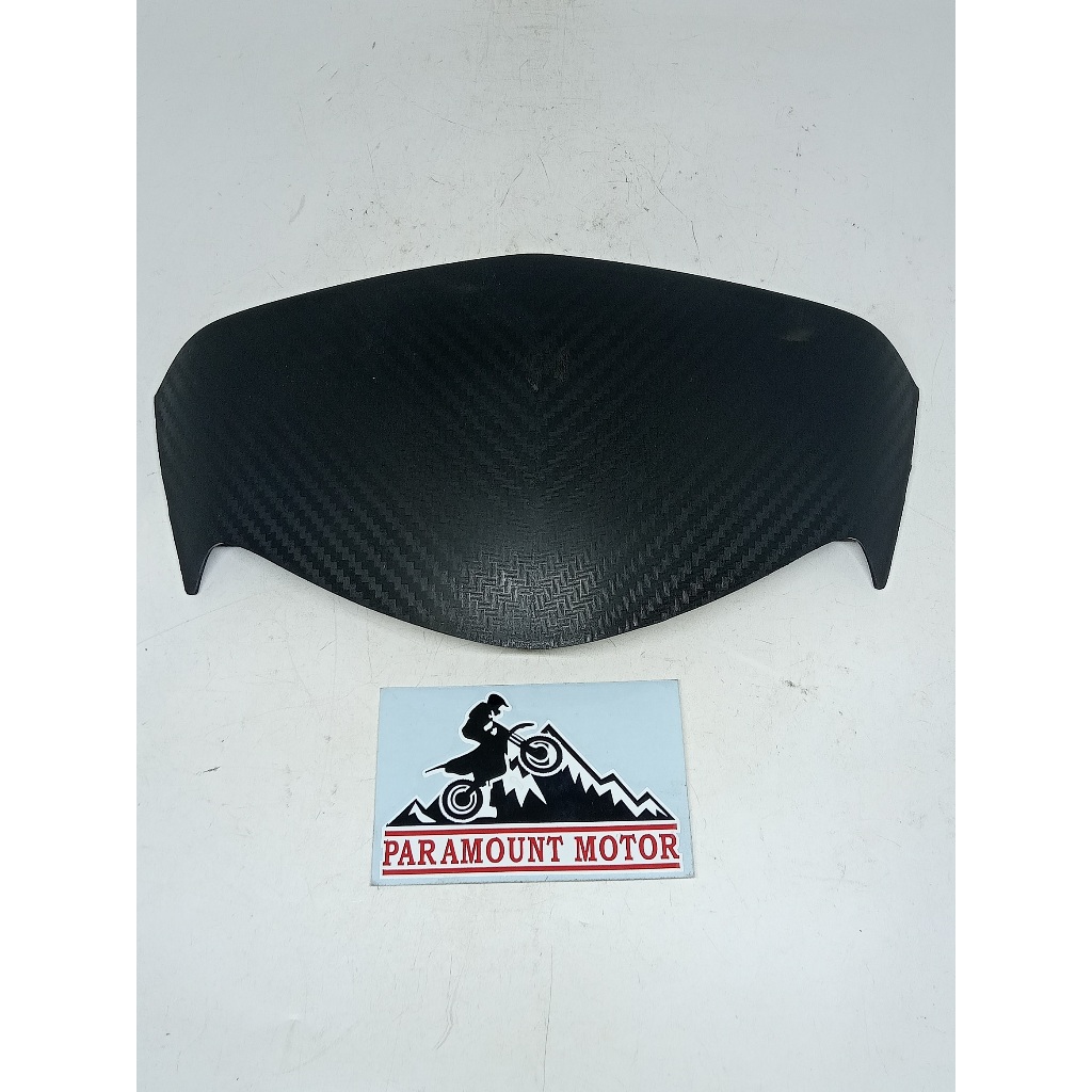 Visor karbon hitam Supra x 125 bahan berkualitas