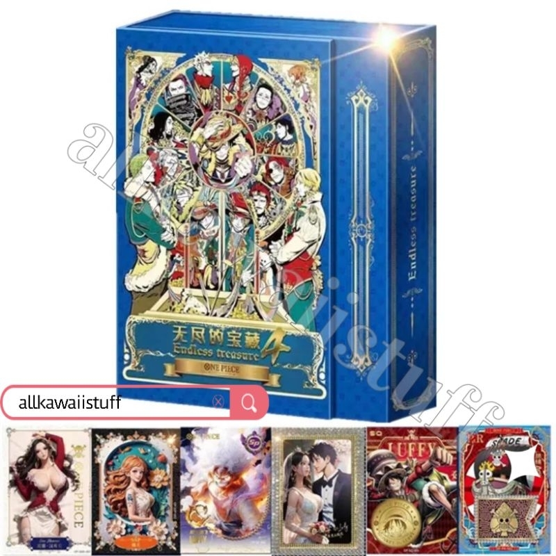 Kartu Koleksi One Piece Kabago Tier 4 Treasure Prize 1 Box | Boa Hancock Nico Robin Monkey D Luffy N