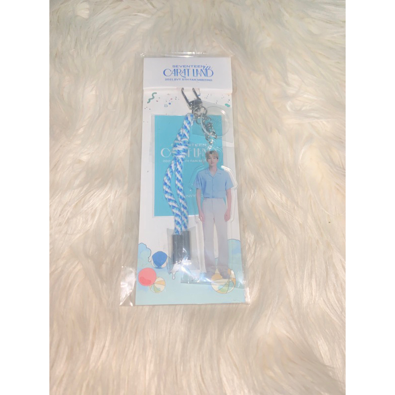 READY STOCK ACRYLIC KEYRING WONWOO SEVENTEEN CARATLAND 2021 OFFICIAL PHOTOCARD