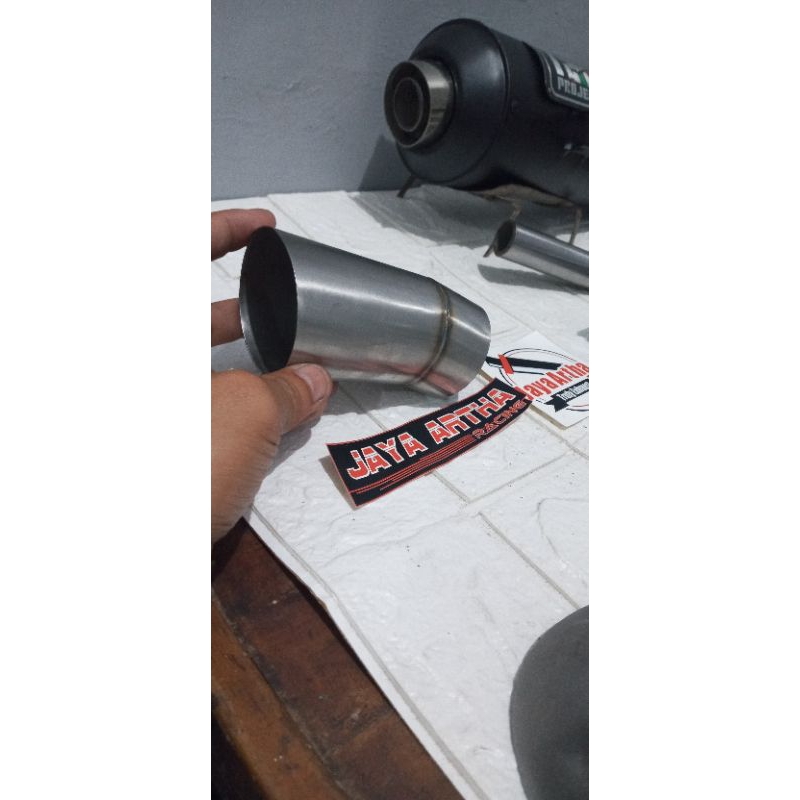 moncong corong knalpot bobokan | corong tanam knalpot matic balap pnp mio beat vario stainles | coro