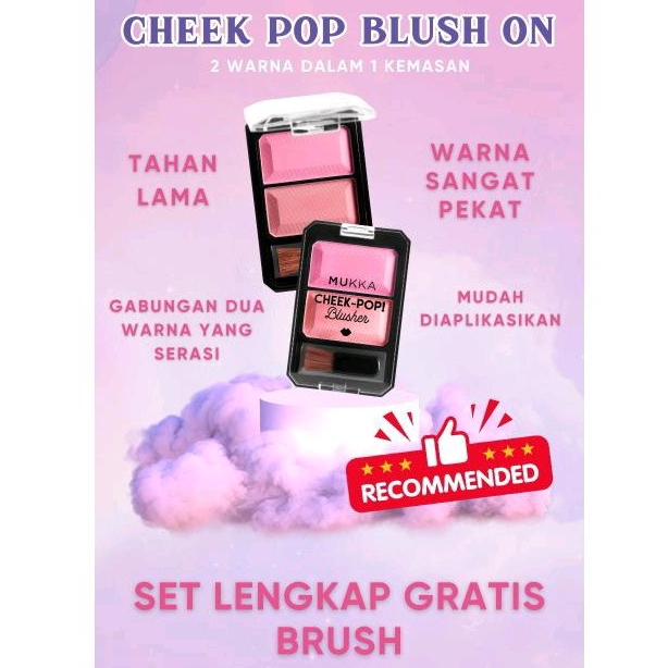 Blusher Check-Pop MUKKA kosmetik