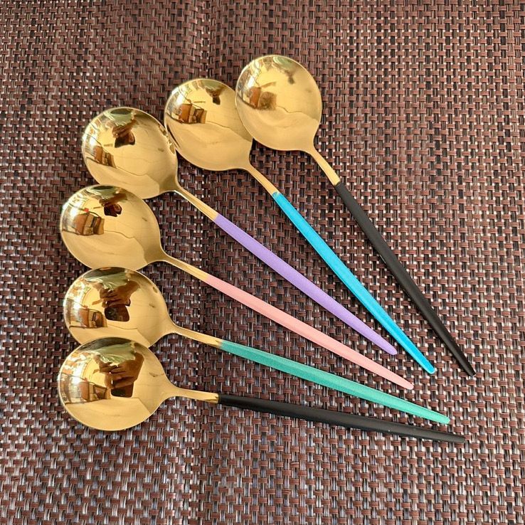 Sendok Garpu Korea Sujeo Stainless Gold Series