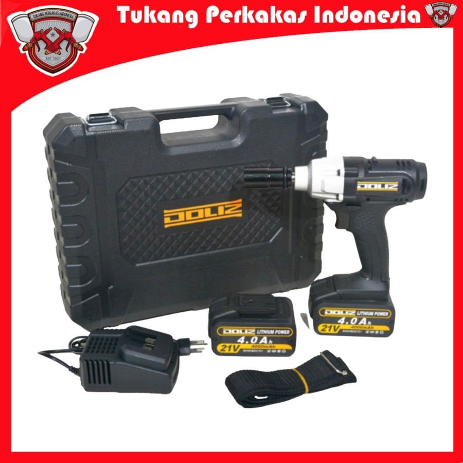 Doliz BD501 Cordless Impact Wrench 21Volt Mesin pembuka buat Roda