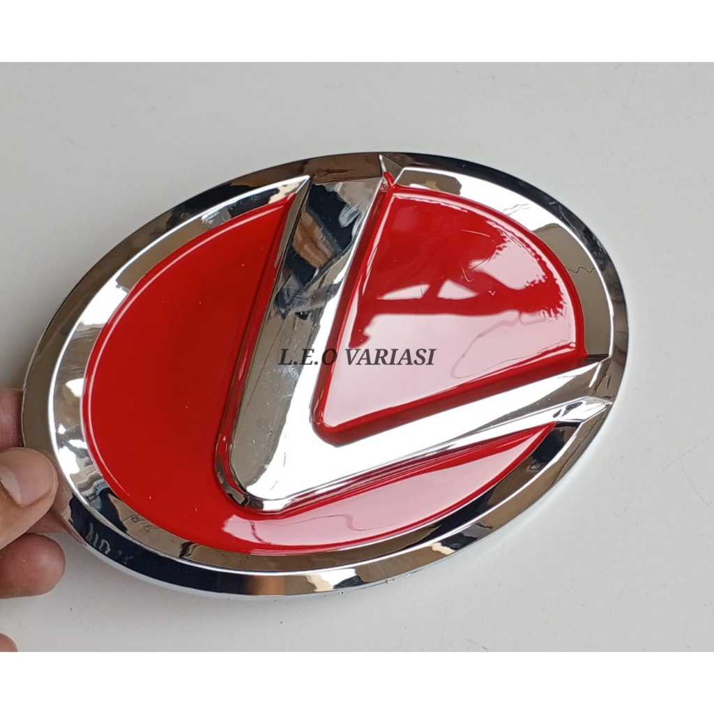 Emblem Logo LEXUS Merah