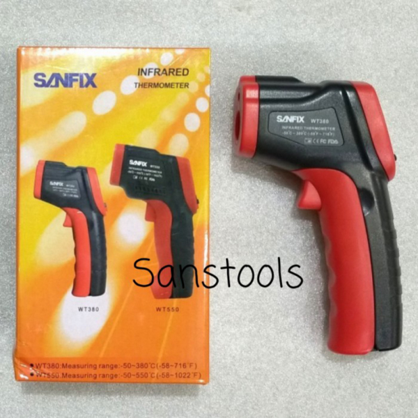 

Sanfix WT380 Infrared thermogun WT-380 thermometer laser murah ori Limited