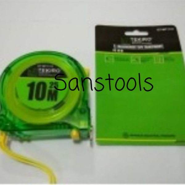 

Meteran tekiro 10m Measuring tape 10 m meter transparan GT-MT1721 Berkualitas