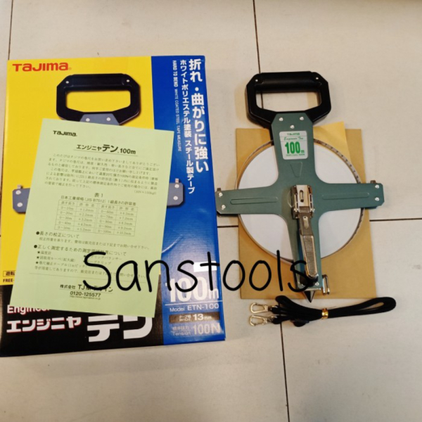 

meteran tajima 100m engineer ten plat steel 100 m meter full besi ori Limited