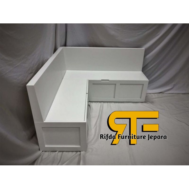 Kursi Tamu Sudut Duco Minimalis / Kursi Tamu Jati Bentuk L / Kursi Tamu Steel Pojok Rumah