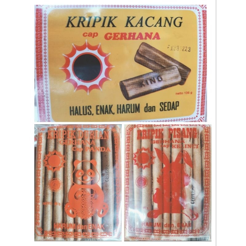 

Keripik Gerhana Pisang/ Durian / Kacang