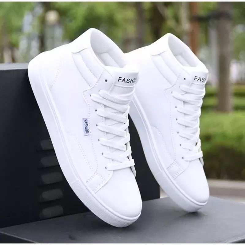 Sepatu boots sneaker pria wanita semi boots casual